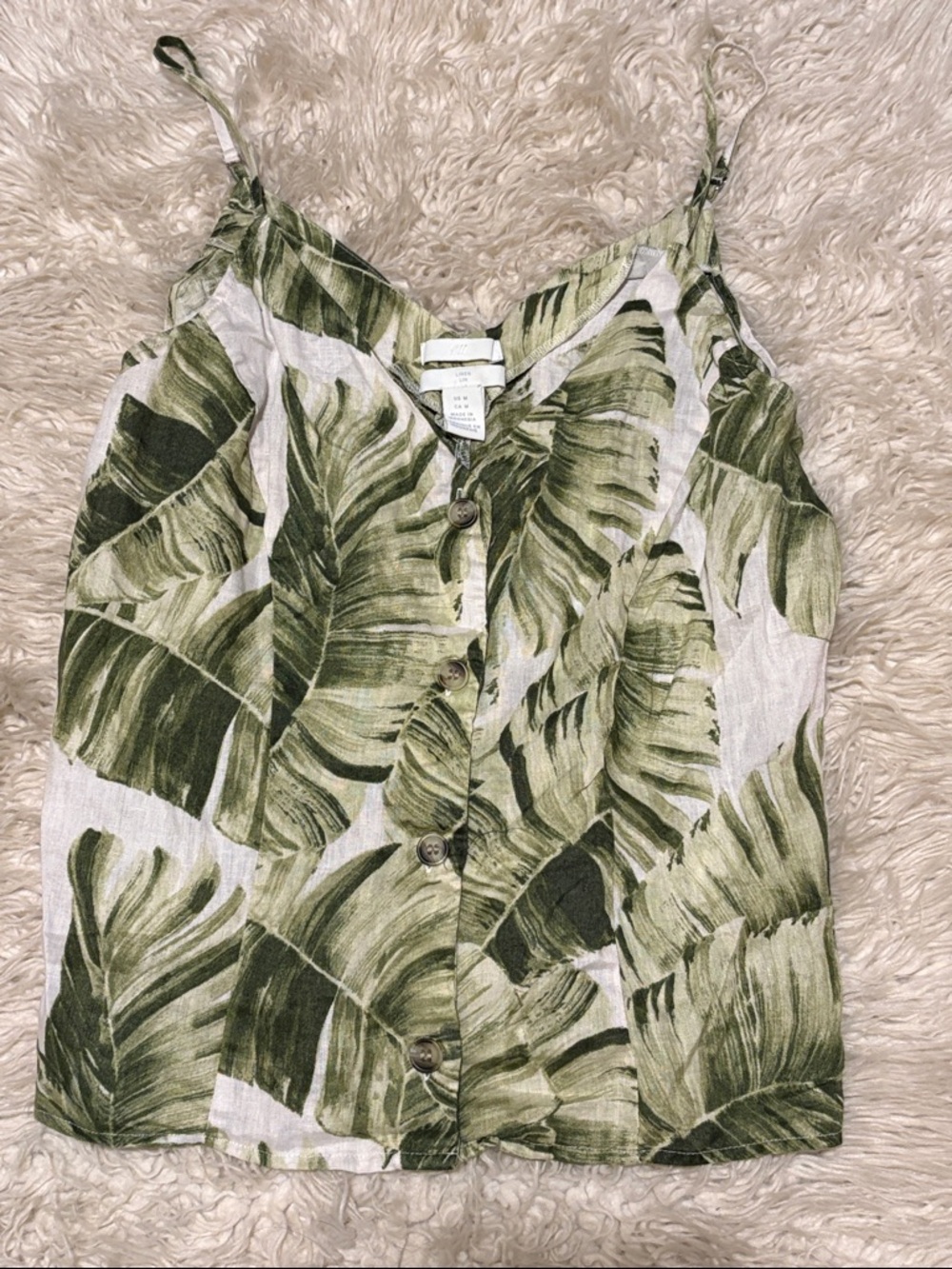 Linen Leaf Tank